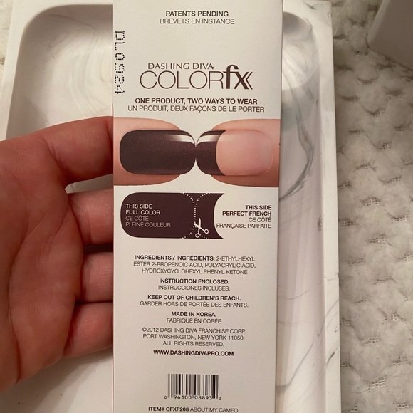 Set of 4 Color FX- dashing diva nail strips stick on - Picture 5 of 9